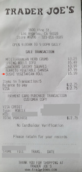 Consumer Review - Food Safety Trader Joe's, 1600 Vine St, Los Angeles, CA 90028, USA My husband is experiencing severe vomiting an... photo #2