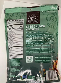 Food Recall Second Nature Brands Keto Crunch Smart Mix recalled due to Undeclared Allergen Second Nature Brands... photo #2