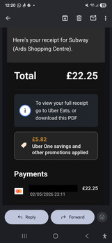 Reseña del consumidor - Seguridad alimentaria Subway, Newtownards, UK We got the nacho chicken bites, myself and my daughter and we have food pois... foto #2