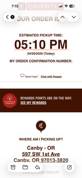 Chipotle Mexican Grill, Southwest 1st Avenue, Canby, OR, USA Foto #1