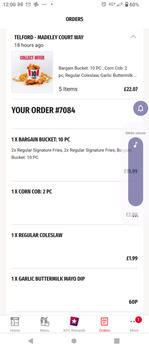 Consumer Review - Food Safety KFC Telford - Madeley Court Way, Madeley Court Way, Telford, UK On Monday 4th May 2026, I'd been wor... photo #2