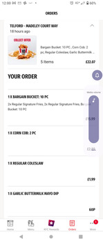 Consumer Review - Food Safety KFC Telford - Madeley Court Way, Madeley Court Way, Telford, UK On Monday 4th May 2026, I'd been wor... photo #2