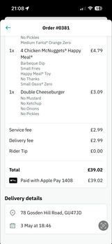 Consumer Review - Food Safety McDonald's, Friary Street, Guildford, UK My self and my daughter had chicken strips and chicken nugg... photo #1