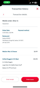 Consumer Review - Food Safety Chick-fil-A, Mission Gorge Road, Santee, CA, USA My 2 year old and 4 year old ate grilled chicken nu... photo #2