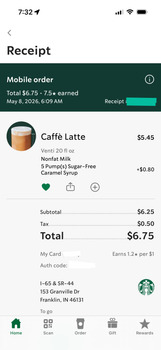 Starbucks, Granville Drive, Franklin, IN, USA Foto #1