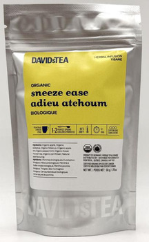 Food Recall DAVIDsTEA Organic Sneeze Ease Herbal Infusion recalled due to Undeclared Allergen DAVIDsTEA Inc. is... photo #1
