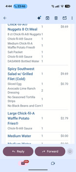 Consumer Review - Food Safety Chick-fil-A, Dave Lyle Boulevard, Rock Hill, SC, USA I ate a southwest salad with a regular grilled... photo #1