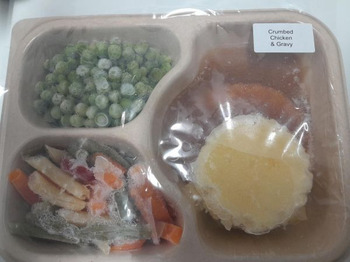 Food Recall Crumbed Chicken & Gravy recalled due to Plastic Contamination Presbyterian Support Services (South C... photo #1