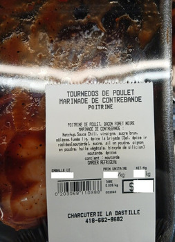Rappel d'aliments Charcuterie La Bastille Cheeses and Meat products recalled due to Undeclared Allergens Charcuterie L... photo #4