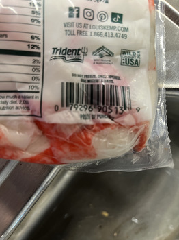 Consumer Review - Food Safety Walmart Supercenter, North Lee Street, Forsyth, GA, USA I opened a fresh pack of louis kemp crab del... photo #4