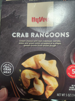 Avis du consommateur - Sécurité alimentaire Corydon Store, West Jefferson Street, Corydon, IA, USA Last night, sick today Hyvee frozen crab rang... photo #2