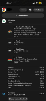 Consumer Review - Food Safety Wingstop, Dillingham Boulevard, Honolulu, HI, USA Me and my husband ordered some wings around lunch... photo #4