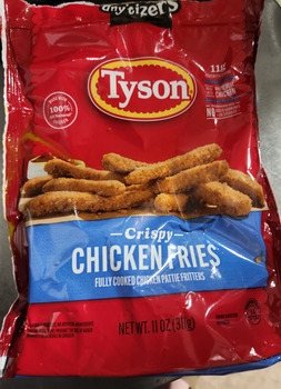 Verbraucherbewertung – Lebensmittelsicherheit Dollar General, Hwy 20, Florence, AL, USA Frozen Tyson crispy chicken fries. Cooked in oven, ate got... Foto #2