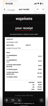 Consumer Review - Food Safety wagamama york designer outlet, Saint Nicholas Avenue, York, UK 13:20 24/05/2016 Confirmed campylobac... photo #2