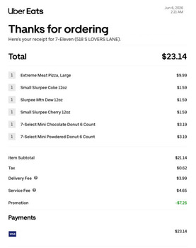 Consumer Review - Food Safety 7-Eleven, West Noble Avenue, Visalia, CA, USA Immediately after I ate my food and drank my soda . My... photo #3