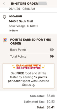 Dunkin', East Sauk Trail, Sauk Village, IL, USA Foto #1