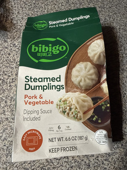 Avis du consommateur - Sécurité alimentaire Amazon Fresh (LAX6), District Boulevard, Vernon, Los Angeles, CA, USA Bibigo frozen veggie and pork... photo #2