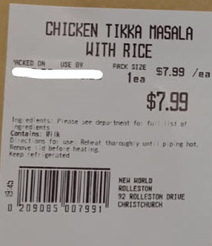 Rappel d'aliments NW Kitchen Deli Meals recalled due to Glass Contamination New World Greymouth and New World Rollesto... photo #2