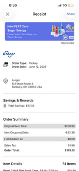 Consumer Review - Food Safety Kroger, Ohio 3, Sunbury, OH, USA I had an uncrushable for lunch on Monday, June 15th, and approximat... photo #2