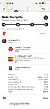 Consumer Review - Food Safety Jimmy John's, Coffee Road, Bakersfield, CA, USA I had the beach club on June 2, 2026 and had severe... photo #2