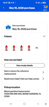 Consumer Review - Food Safety Walmart Supercenter, 17650 Northwest 2nd Avenue, Miami Gardens, FL, USA Causes dizziness euphoria dr... photo #3