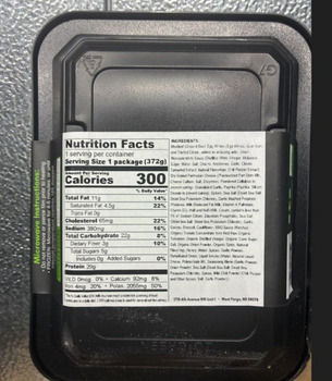Retiro de alimentos Frozen Meatloaf Products recalled due to Misbranding and Undeclared Allergens Power Plate Meals, LLC... foto #2