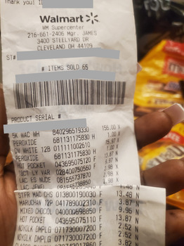 Consumer Review - Food Safety Walmart Supercenter, Steelyard Drive, Cleveland, OH, USA We ate party size candy from Steele yard Wa... photo #5