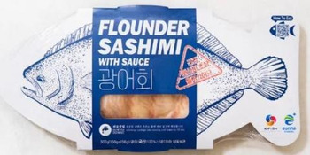 Food Recall Sliced Korean Halibut and Flounder Sashimi products recalled due to Undeclared Allergen EUNHA FISHER... Foto #2