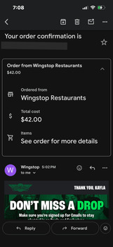 Consumer Review - Food Safety Wingstop, Allen Road, Woodhaven, MI, USA I ordered chicken tenders, the Chamoy, wings, voodoo fries,... photo #3