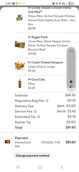 Consumer Review - Food Safety Panda Express, Riverside Avenue, Medford, MA, USA I ate the kids meal chicken teriyaki and chow mien... photo #3
