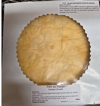 Food Recall Création Madeleine SENC Quiche and Various Pâtés recalled due to Undeclared Allergens Création Madel... Foto #4