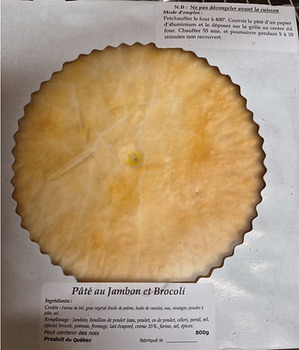 Food Recall Création Madeleine SENC Quiche and Various Pâtés recalled due to Undeclared Allergens Création Madel... Foto #5