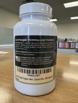 نذكر الطعام Zen Principle Moringa Capsules recalled due to Salmonella Relay Peak Research LLC dba Zen Principle... صورة فوتوغرافية #2