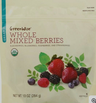 Erinnert GreenWise Organic IQF Frozen Blueberries and Whole Mixed Berries recalled due to E. coli Update Date... Foto #3