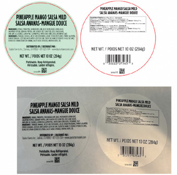 召回 Taylor Fresh Foods Recalls Products Made With Jalapeno Peppers due to Salmonella Update Date: 15 Sep... 照片 #2