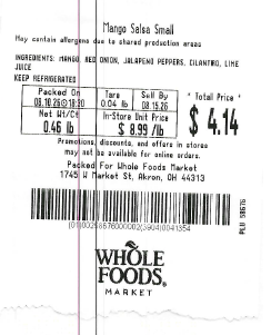 الاستدعاء Whole Foods Market recalled Jalapeño Contained Products due to Salmonella Details
- Product Name/Br... صورة فوتوغرافية #4