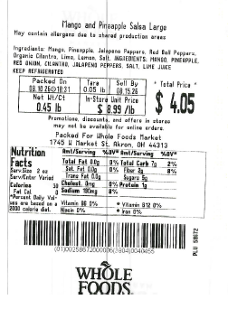 الاستدعاء Whole Foods Market recalled Jalapeño Contained Products due to Salmonella Details
- Product Name/Br... صورة فوتوغرافية #2