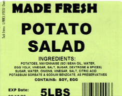 Recalls Made Fresh Salads Deli Style Salads and Cream Cheese recalled due to Listeria Product Name: Made Fre... photo #51