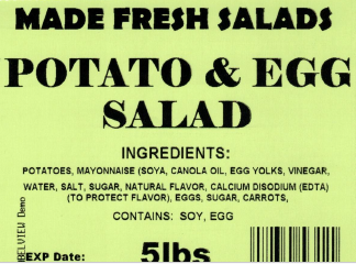 Recalls Made Fresh Salads Deli Style Salads and Cream Cheese recalled due to Listeria Product Name: Made Fre... photo #45