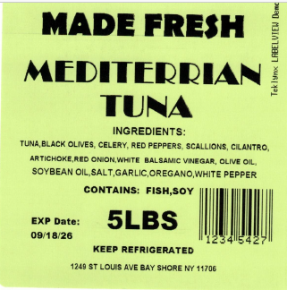 Recalls Made Fresh Salads Deli Style Salads and Cream Cheese recalled due to Listeria Product Name: Made Fre... photo #67