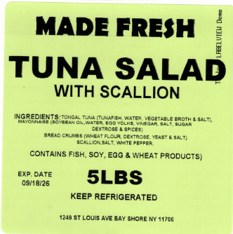 Recalls Made Fresh Salads Deli Style Salads and Cream Cheese recalled due to Listeria Product Name: Made Fre... photo #65