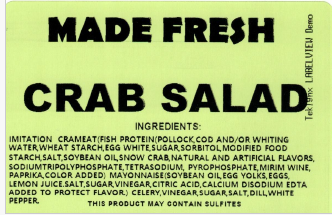 Recalls Made Fresh Salads Deli Style Salads and Cream Cheese recalled due to Listeria Product Name: Made Fre... photo #55