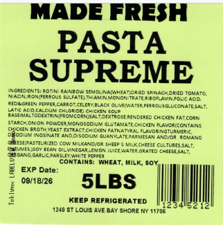 Recalls Made Fresh Salads Deli Style Salads and Cream Cheese recalled due to Listeria Product Name: Made Fre... photo #61