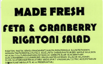 Recalls Made Fresh Salads Deli Style Salads and Cream Cheese recalled due to Listeria Product Name: Made Fre... photo #18