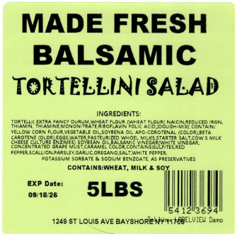 Recalls Made Fresh Salads Deli Style Salads and Cream Cheese recalled due to Listeria Product Name: Made Fre... photo #15