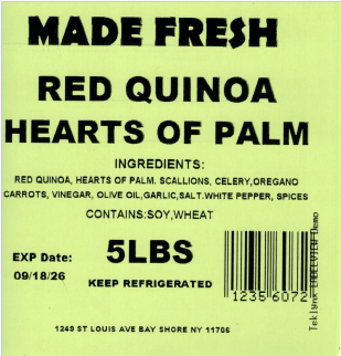 Recalls Made Fresh Salads Deli Style Salads and Cream Cheese recalled due to Listeria Product Name: Made Fre... photo #12