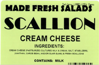 Recalls Made Fresh Salads Deli Style Salads and Cream Cheese recalled due to Listeria Product Name: Made Fre... photo #26