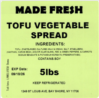 Recalls Made Fresh Salads Deli Style Salads and Cream Cheese recalled due to Listeria Product Name: Made Fre... photo #25