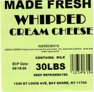 Recalls Made Fresh Salads Deli Style Salads and Cream Cheese recalled due to Listeria Product Name: Made Fre... photo #22