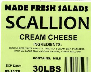 Recalls Made Fresh Salads Deli Style Salads and Cream Cheese recalled due to Listeria Product Name: Made Fre... photo #20